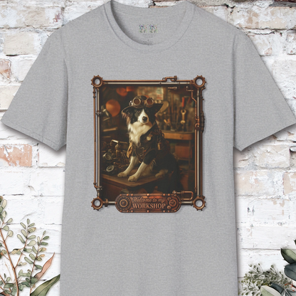 Steampunk Border Collie Unisex T shirt