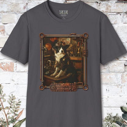 Steampunk Border Collie Unisex T shirt