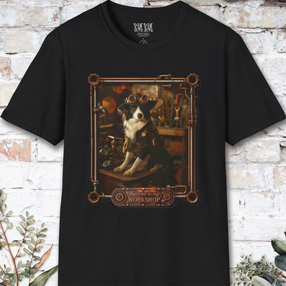 Steampunk Border Collie Unisex T shirt
