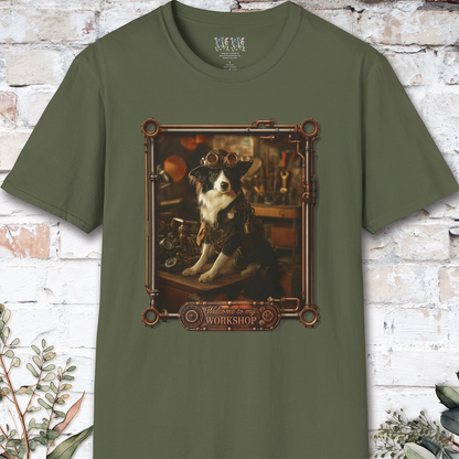 Steampunk Border Collie Unisex T shirt