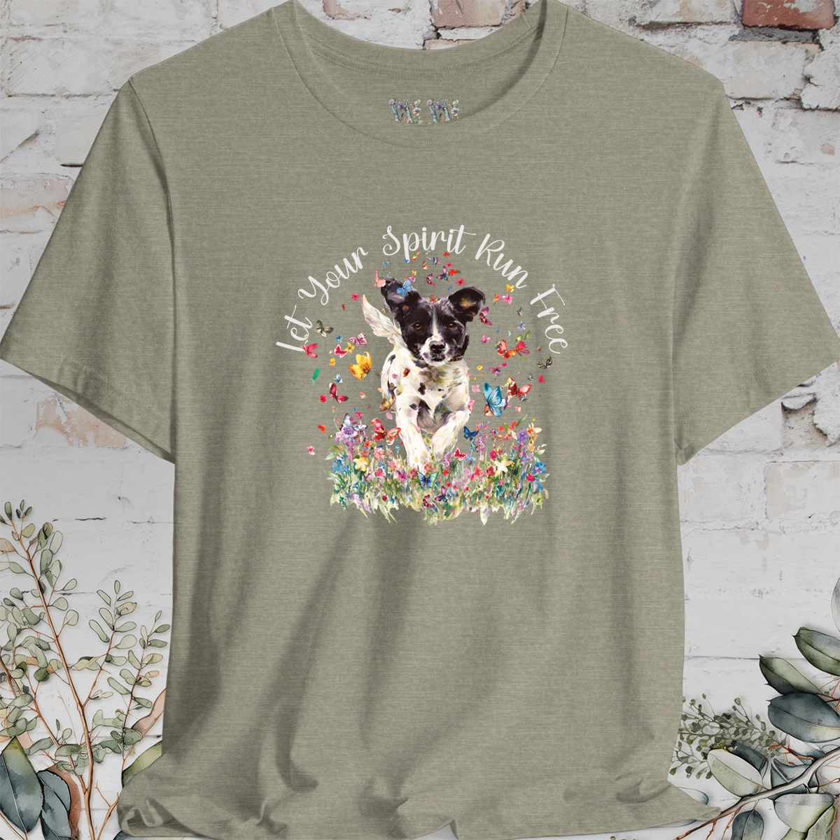 Fox Terrier 'Let your spirit run free' T shirt