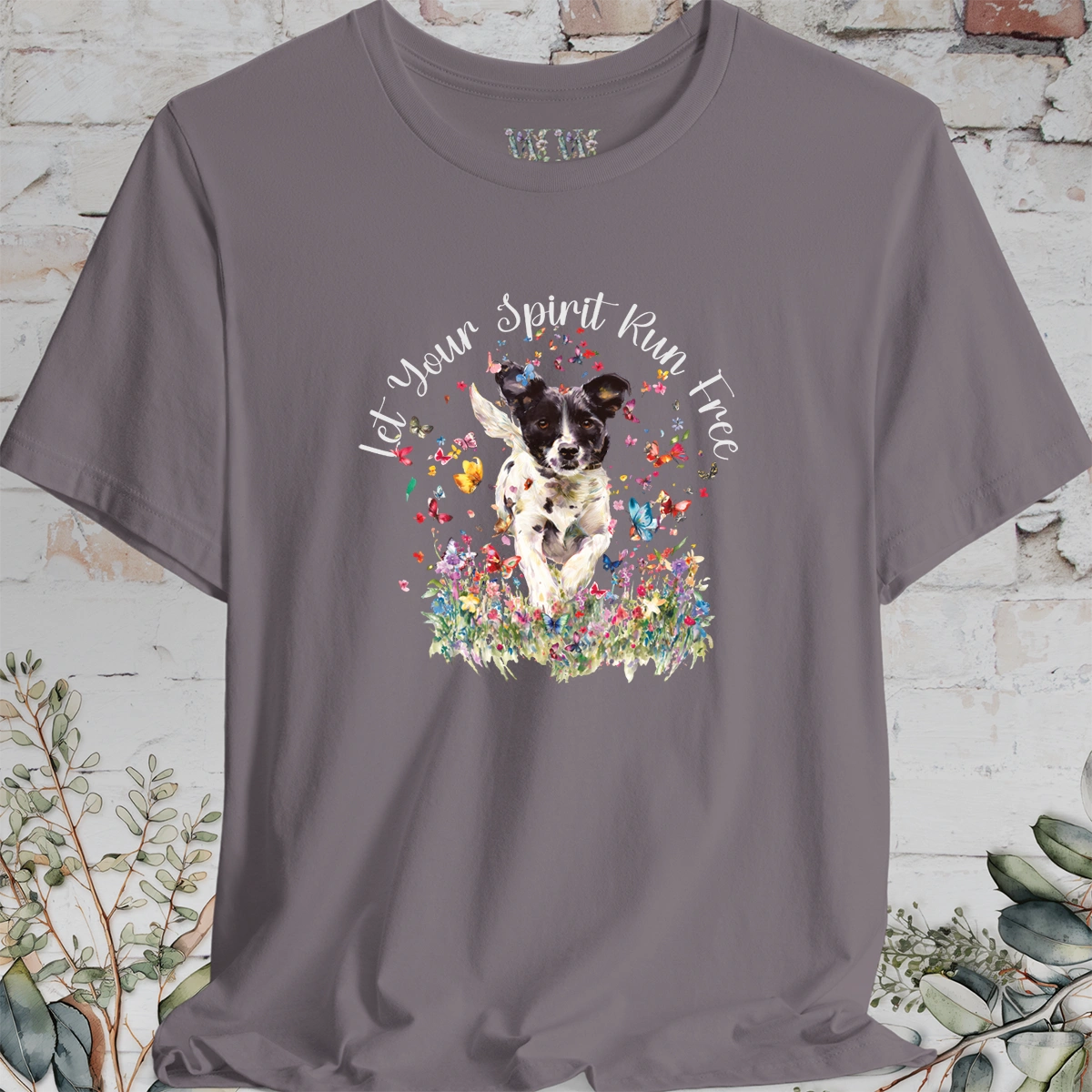 Fox Terrier 'Let your spirit run free' T shirt
