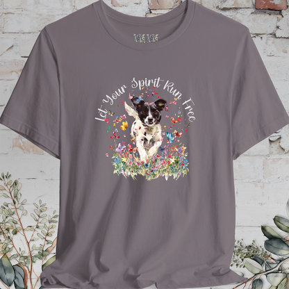 Fox Terrier 'Let your spirit run free' T shirt
