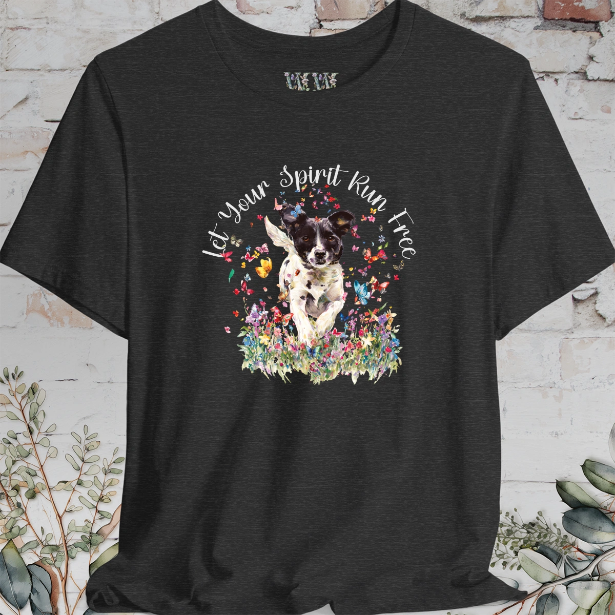 Fox Terrier 'Let your spirit run free' T shirt