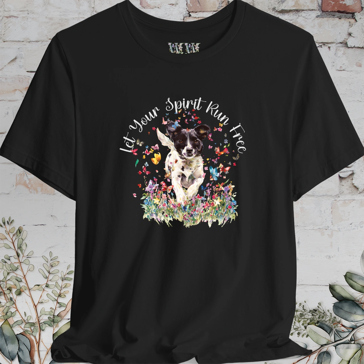 Fox Terrier 'Let your spirit run free' T shirt