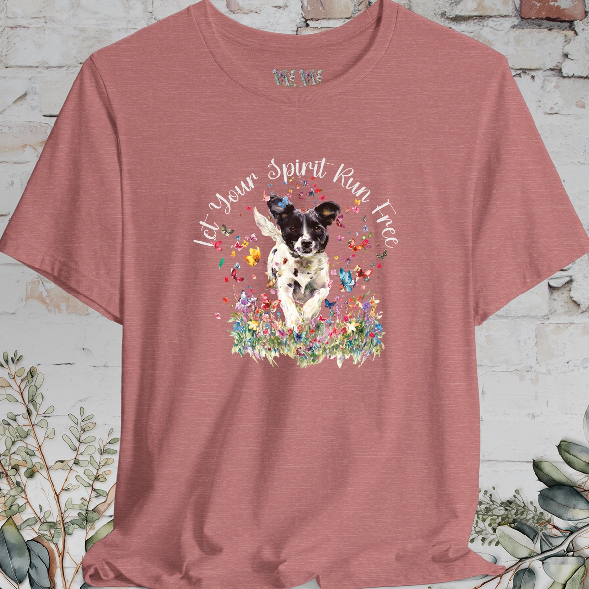 Fox Terrier 'Let your spirit run free' T shirt