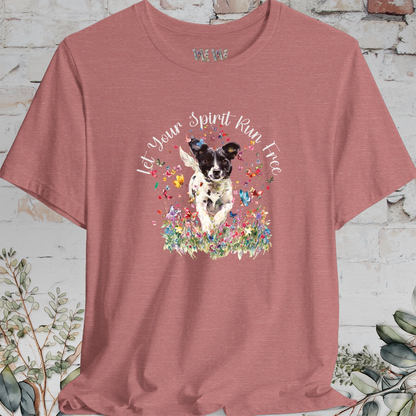 Fox Terrier 'Let your spirit run free' T shirt