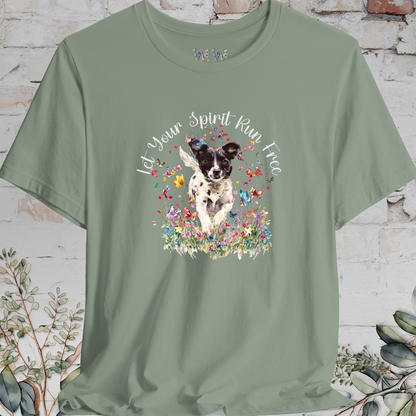 Fox Terrier 'Let your spirit run free' T shirt