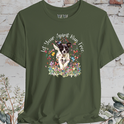 Fox Terrier 'Let your spirit run free' T shirt