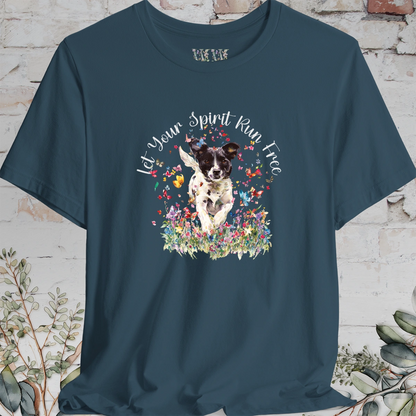 Fox Terrier 'Let your spirit run free' T shirt