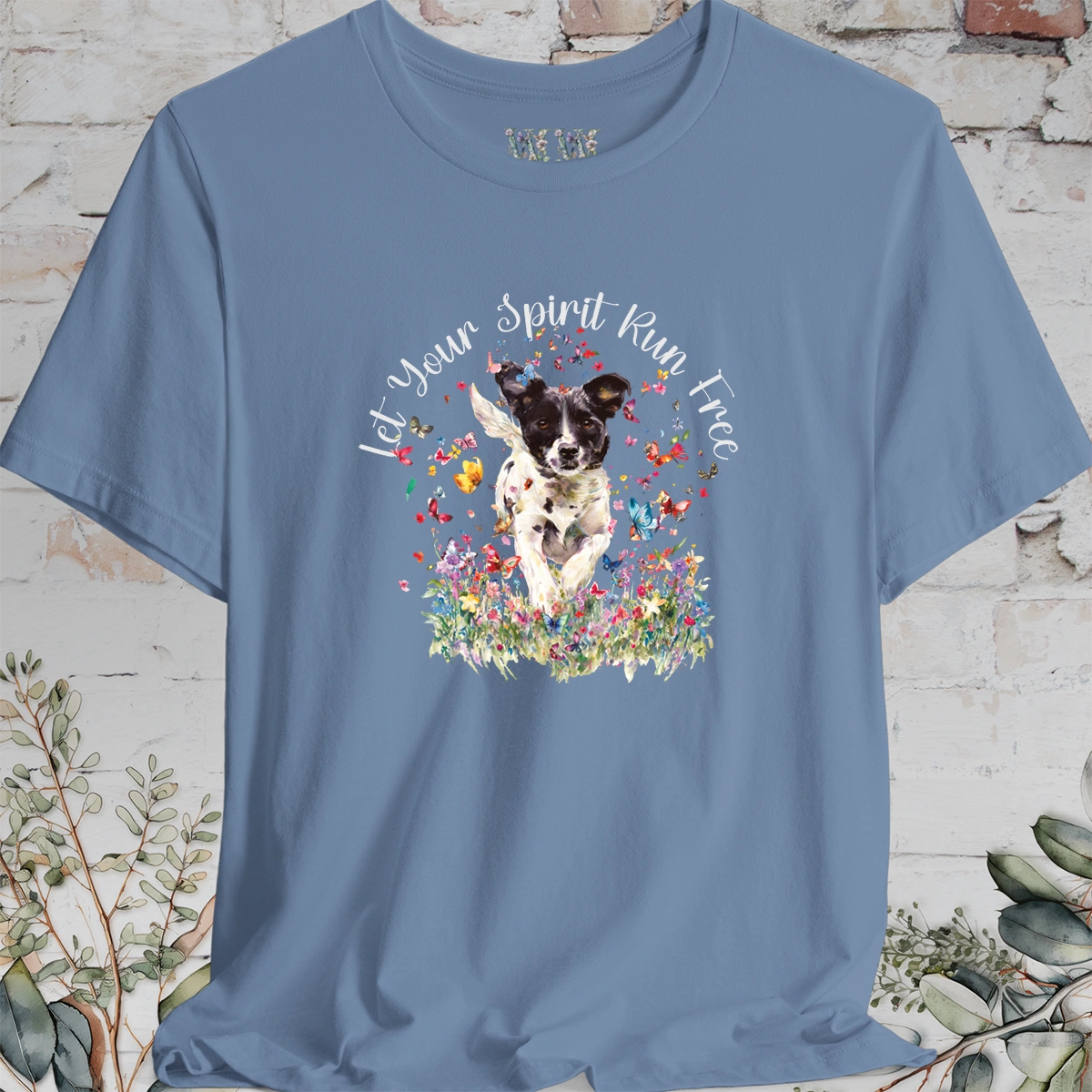 Fox Terrier 'Let your spirit run free' T shirt