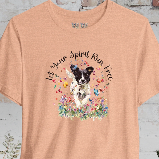 Fox Terrier 'Let your spirit run free' T shirt