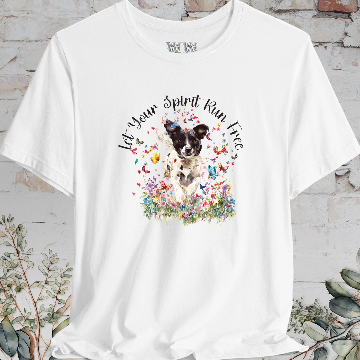 Fox Terrier 'Let your spirit run free' T shirt