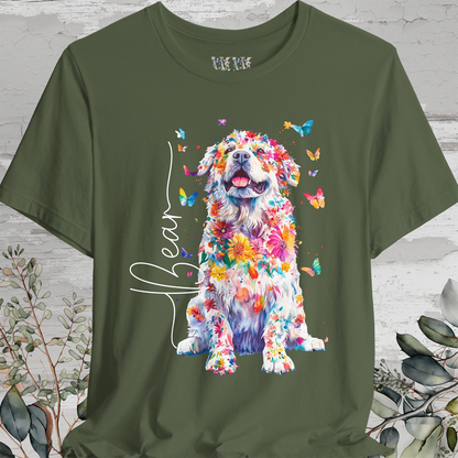 Tibetan Mastiff #1 Floral Personalized T shirt