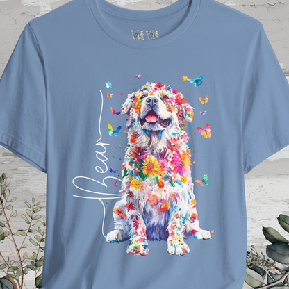 Tibetan Mastiff #1 Floral Personalized T shirt