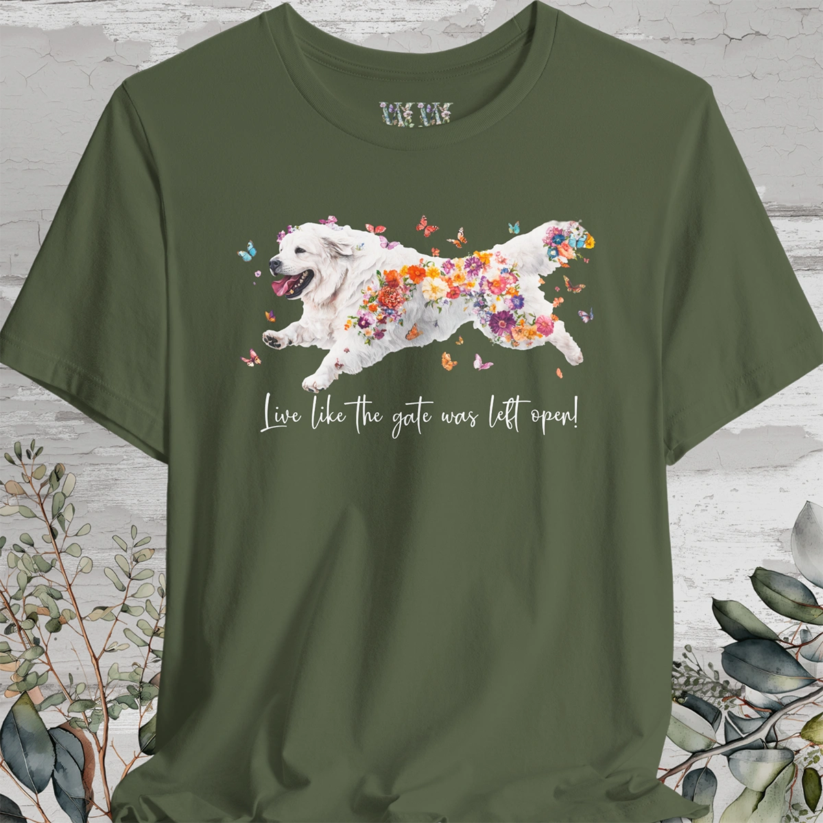 Tibetan Mastiff #1  "Live like the gate was left open" Unisex T shirt