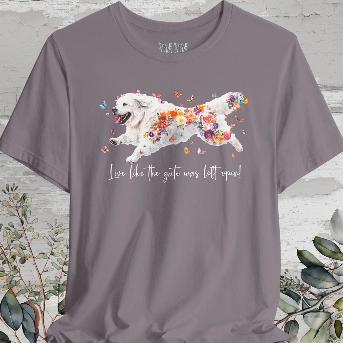 Tibetan Mastiff #1  "Live like the gate was left open" Unisex T shirt