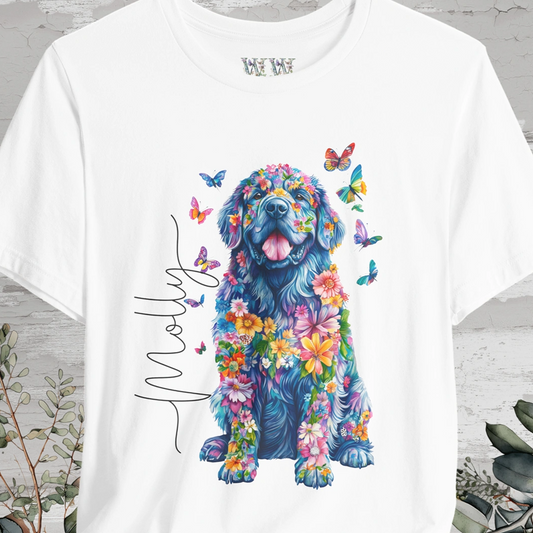 Tibetan Mastiff #3 Floral Personalized T shirt