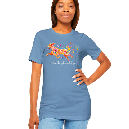 Vizsla "Live like the gate was left open" Unisex T shirt