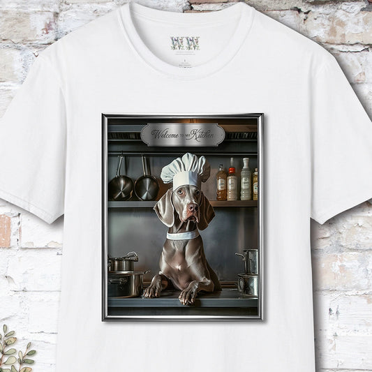 Weimaraner Chef Unisex T shirt