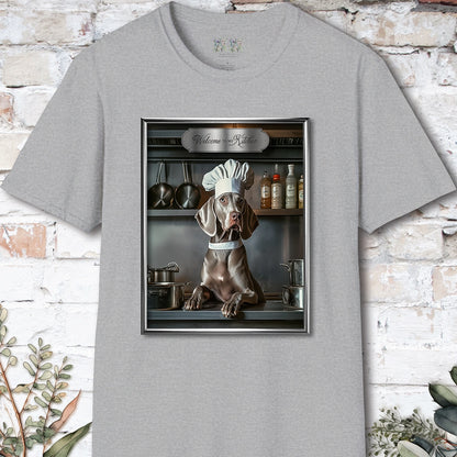 Weimaraner Chef Unisex T shirt