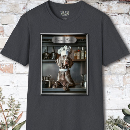 Weimaraner Chef Unisex T shirt