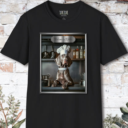 Weimaraner Chef Unisex T shirt