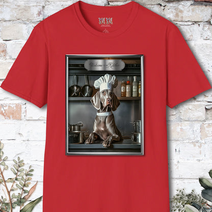 Weimaraner Chef Unisex T shirt