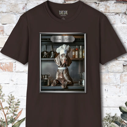 Weimaraner Chef Unisex T shirt