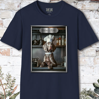 Weimaraner Chef Unisex T shirt