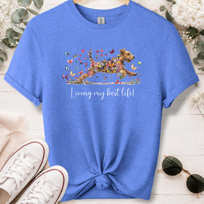 Welsh Terrier #2 Living my best life, unisex T shirt