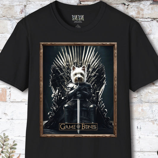 West Highland Terrier, Game of Bones, Unisex T shirt