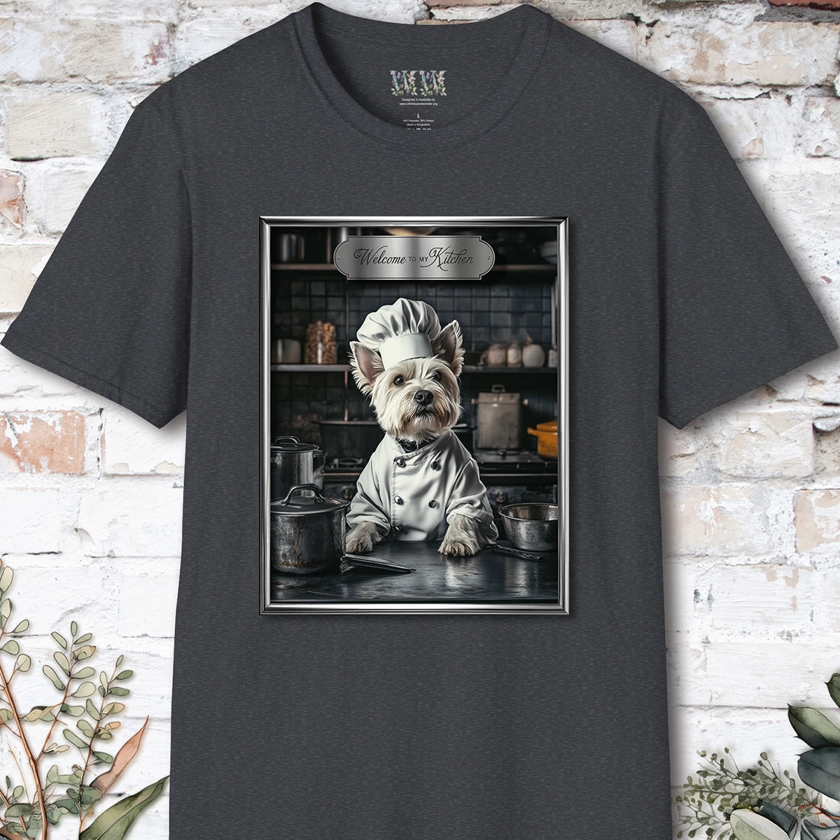 West Highland Terrier Chef Unisex T shirt