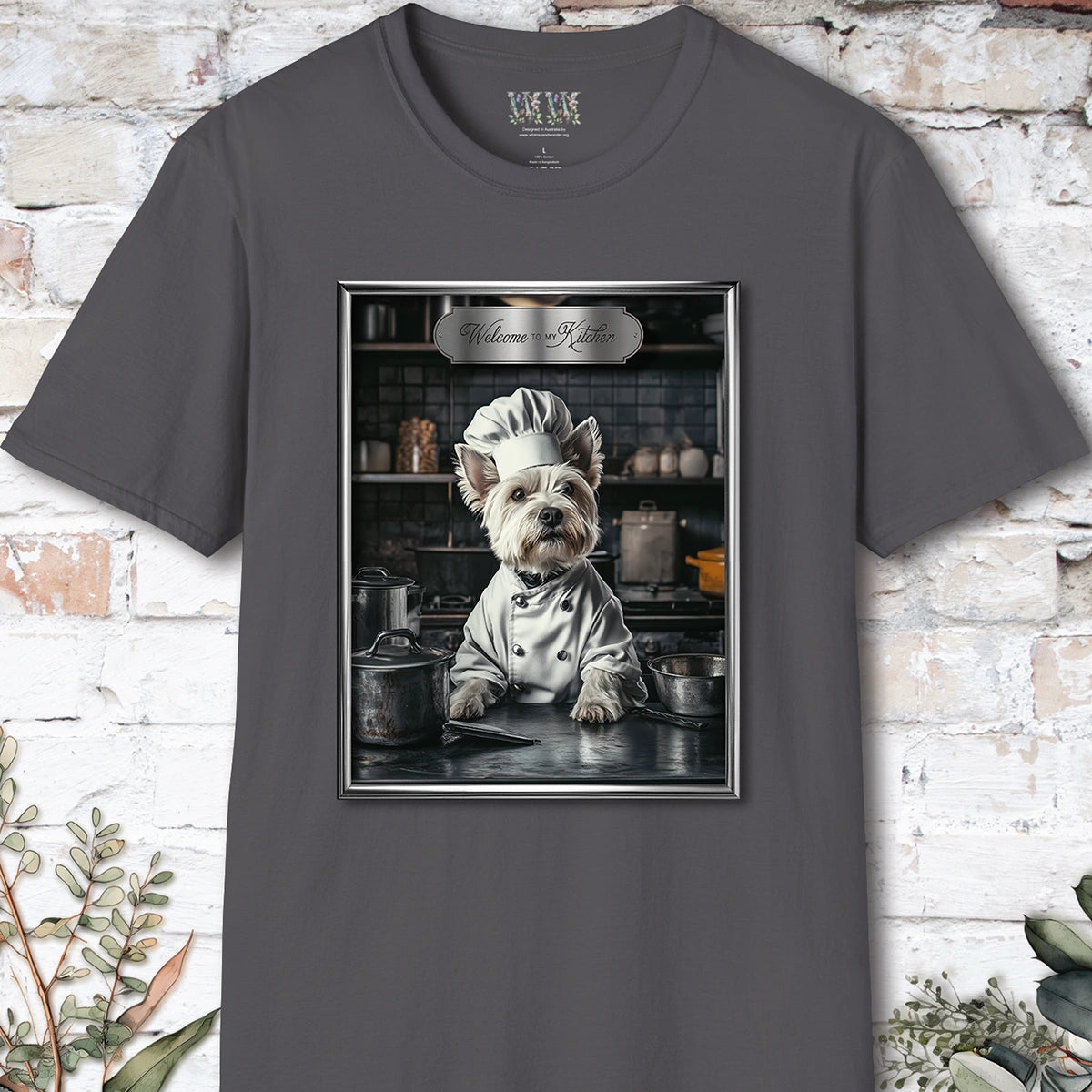 West Highland Terrier Chef Unisex T shirt