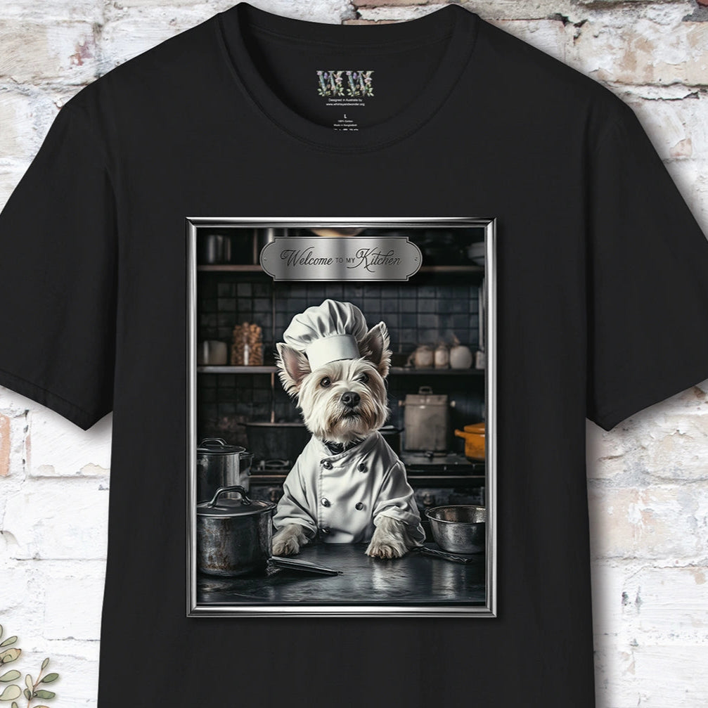 West Highland Terrier Chef Unisex T shirt
