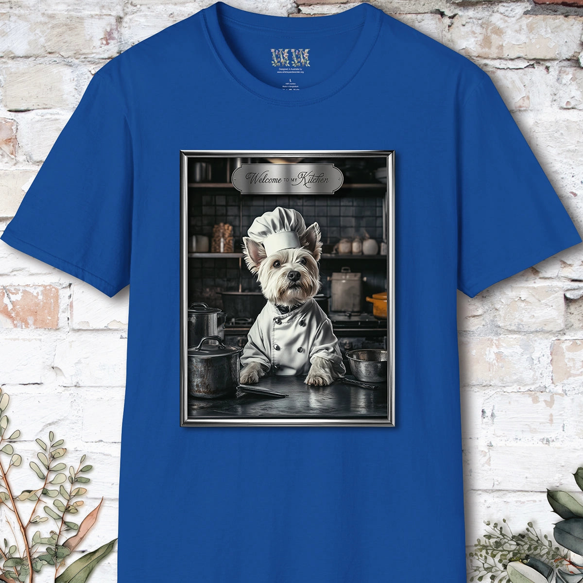 West Highland Terrier Chef Unisex T shirt