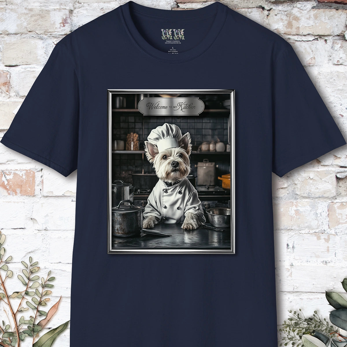 West Highland Terrier Chef Unisex T shirt