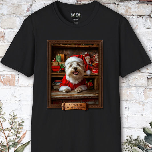 West Highland Terrier #1 Santa's Workshop Unisex T shirt