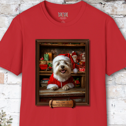 West Highland Terrier #1 Santa's Workshop Unisex T shirt