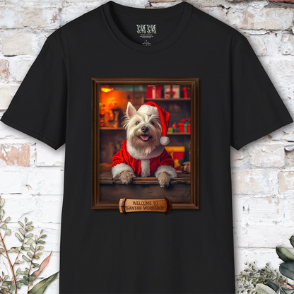 West Highland Terrier #2 Santa's Workshop Unisex T shirt