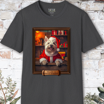 West Highland Terrier #2 Santa's Workshop Unisex T shirt