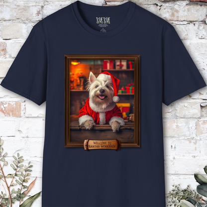 West Highland Terrier #2 Santa's Workshop Unisex T shirt