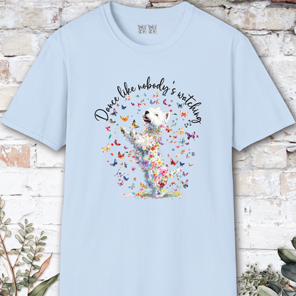 West Highland Terrier #2 "Dance like nobody's watching" unisex T shirt