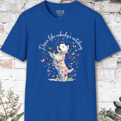 West Highland Terrier #2 "Dance like nobody's watching" unisex T shirt