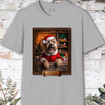 Wheaten Terrier Santa's Workshop Unisex T shirt
