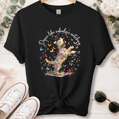 Wheaten Terrier, Dance like nobody's watching, unisex T shirt