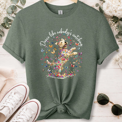 Wheaten Terrier, Dance like nobody's watching, unisex T shirt