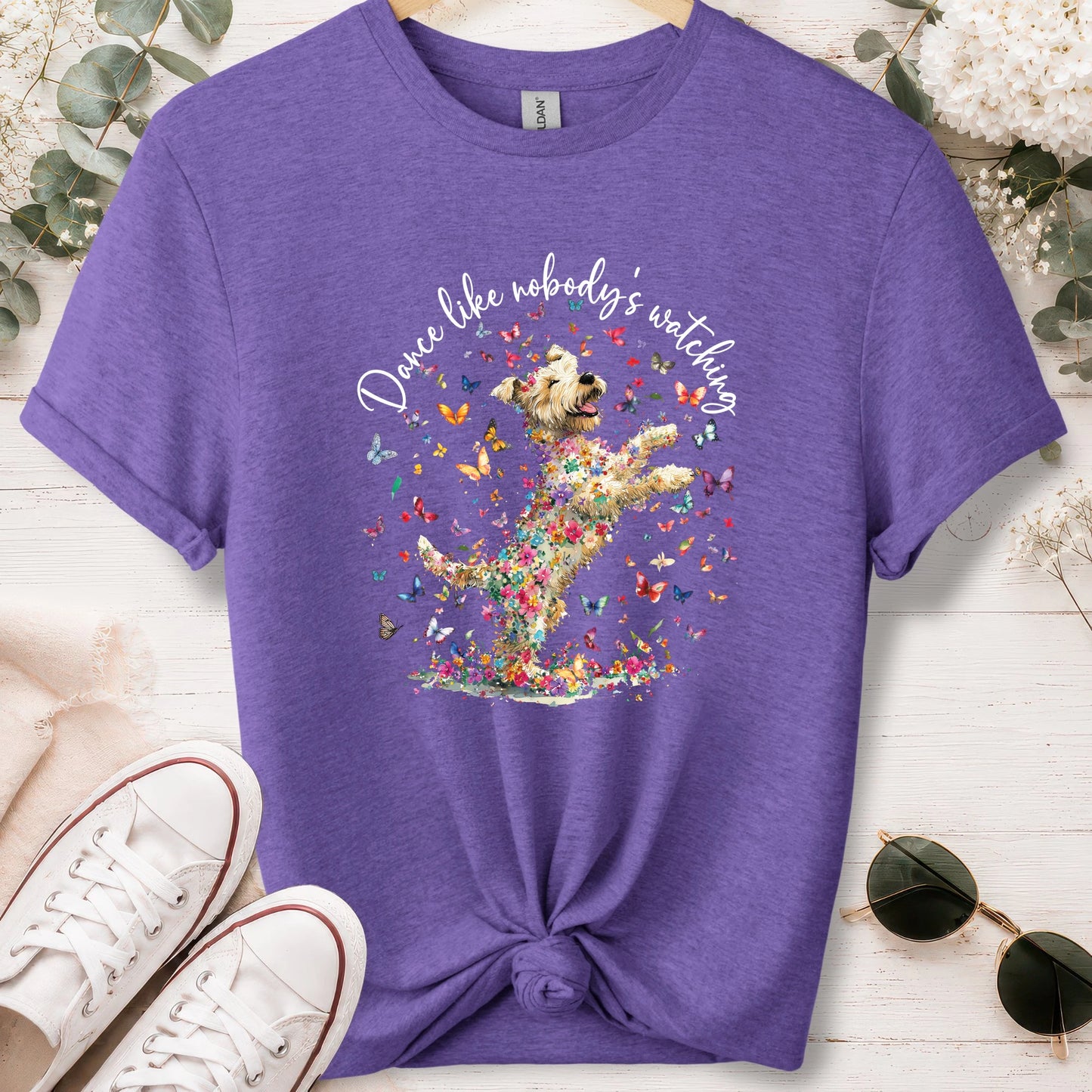 Wheaten Terrier, Dance like nobody's watching, unisex T shirt