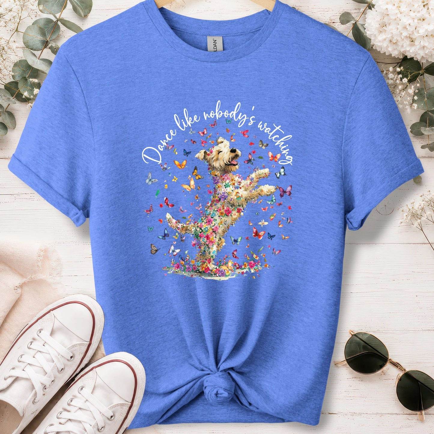 Wheaten Terrier, Dance like nobody's watching, unisex T shirt