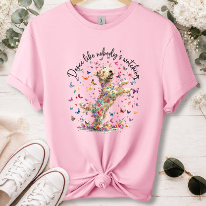 Wheaten Terrier, Dance like nobody's watching, unisex T shirt